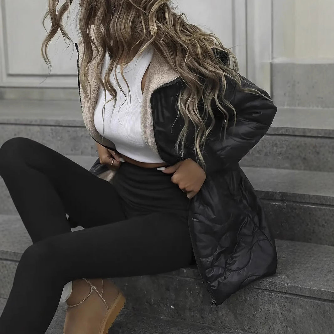 Solina™ | Veste thermique élégante et légère avec zip et capuche