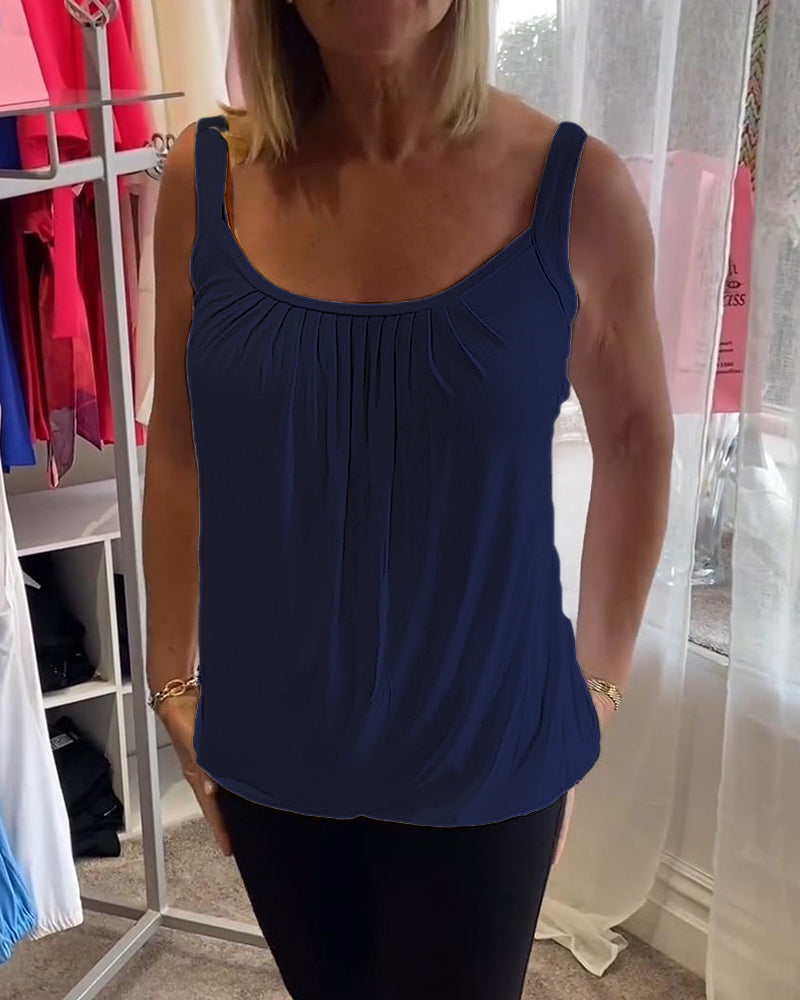 Althéa™| Top en coton plissé