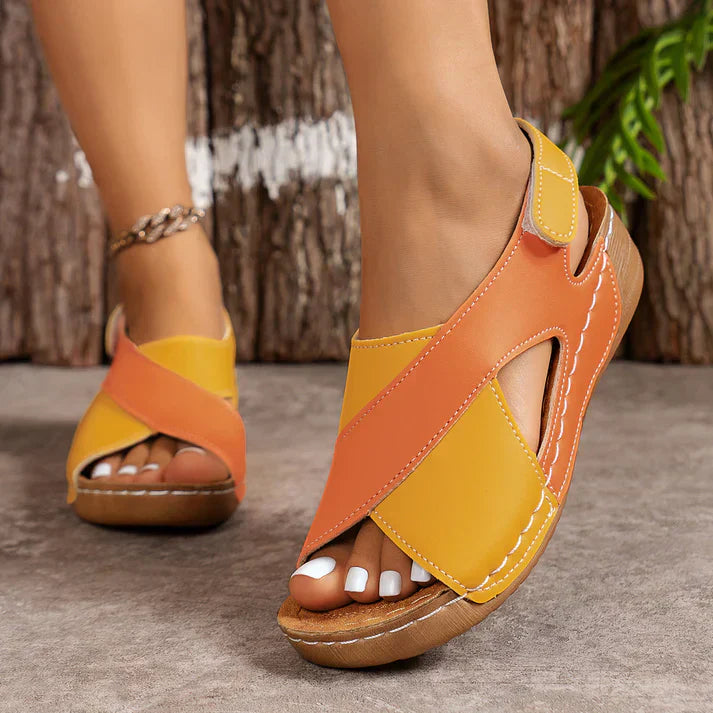 Elivara™ | Sandales orthopédiques bicolores