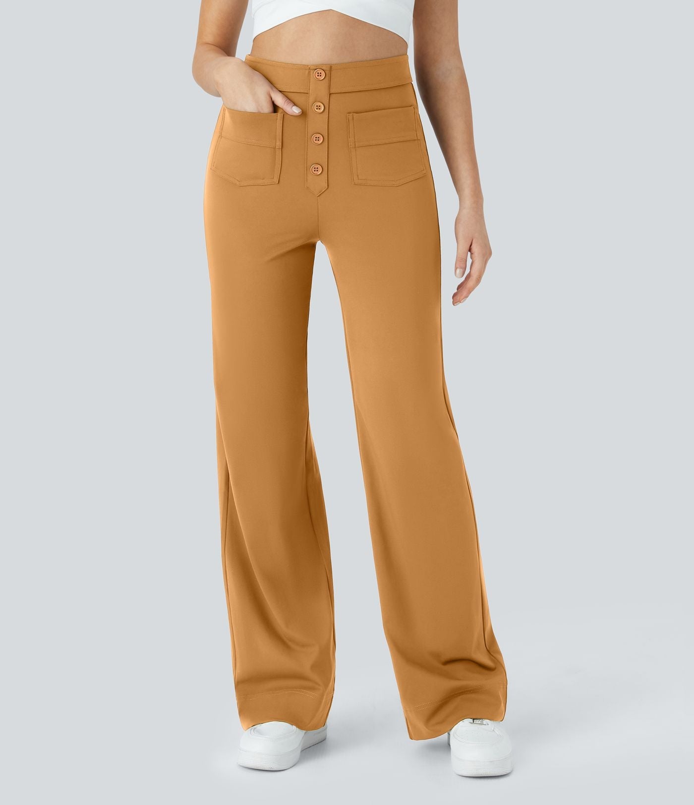 Zoé™ | Pantalon Élastique Taille Haute
