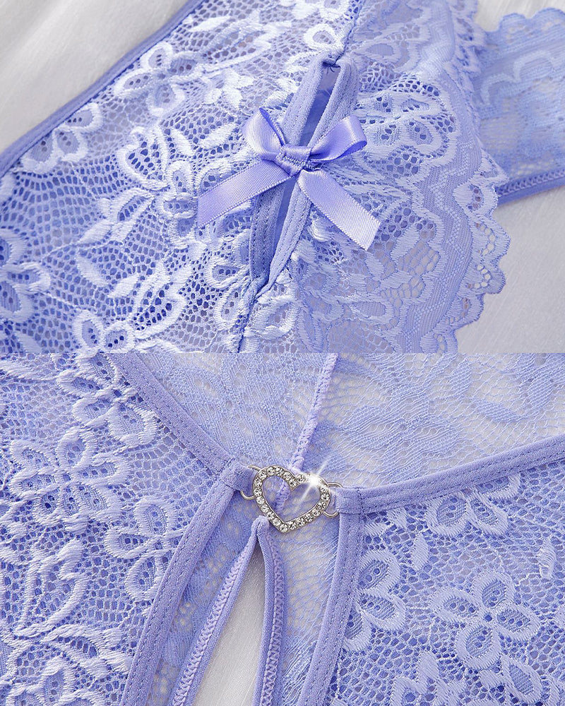 Juliette™ | Teddy Halter de Mariée avec Détail Ouvert