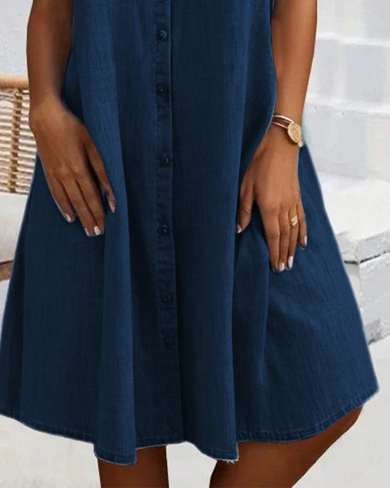 Adélie™ | Robe Chemise Denim
