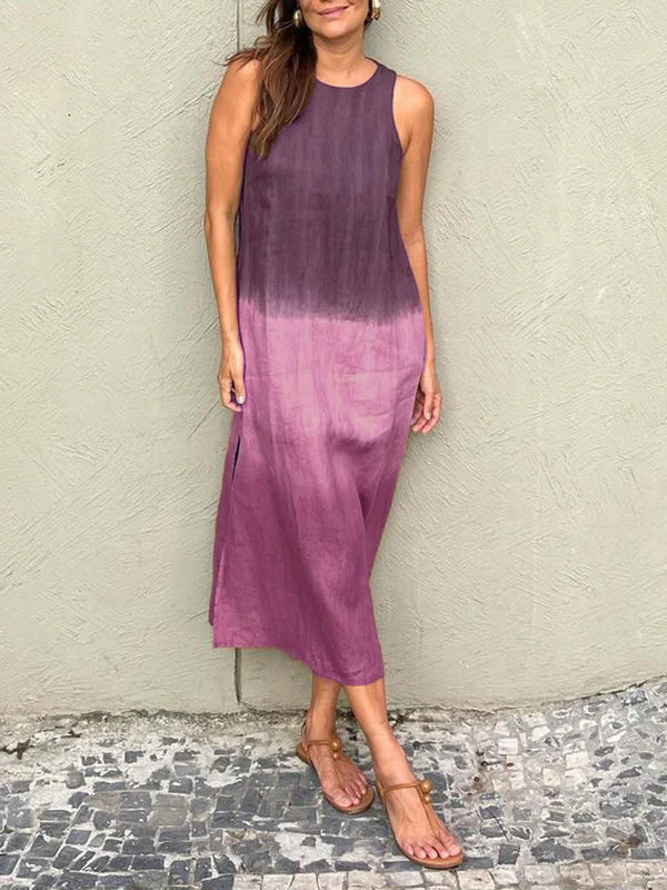La Sabine | Robe Élégante avec Imprimé Naturel