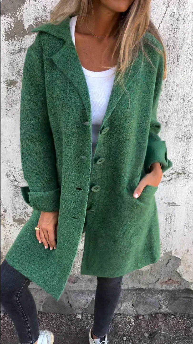 ÉLÉA™ | Manteau en Laine Classique Moderne