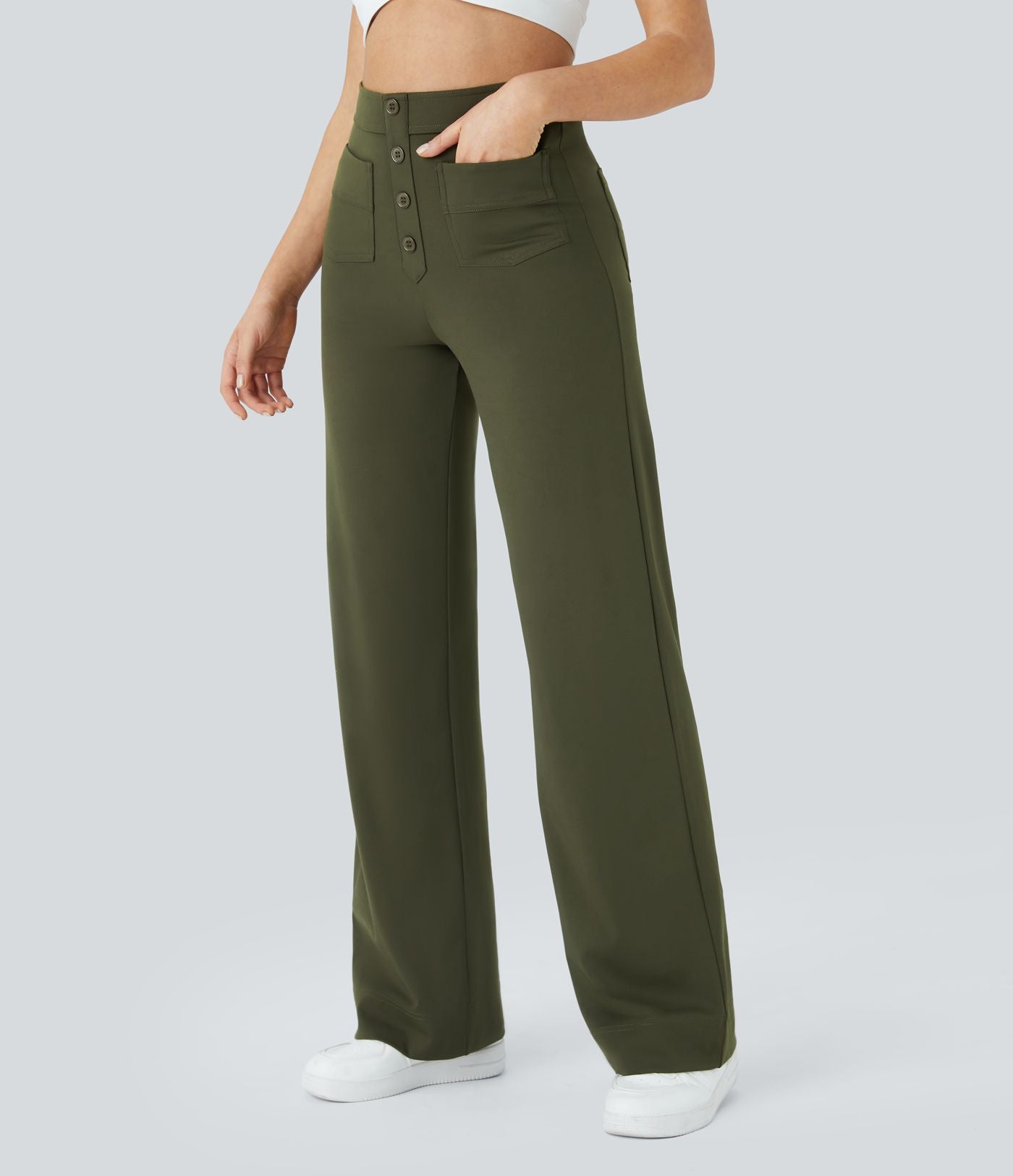 Zoé™ | Pantalon Élastique Taille Haute