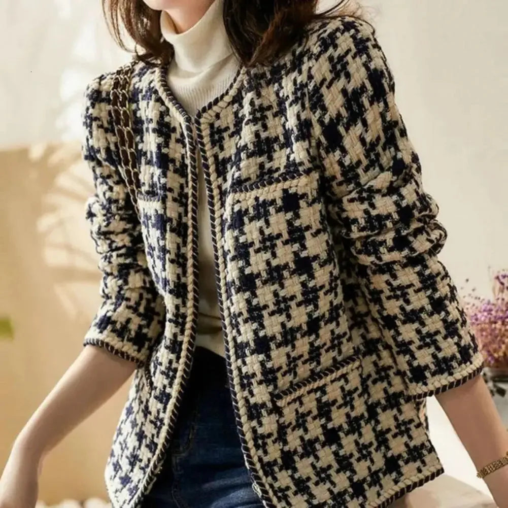 Althéa™ | Veste à carreaux Chic