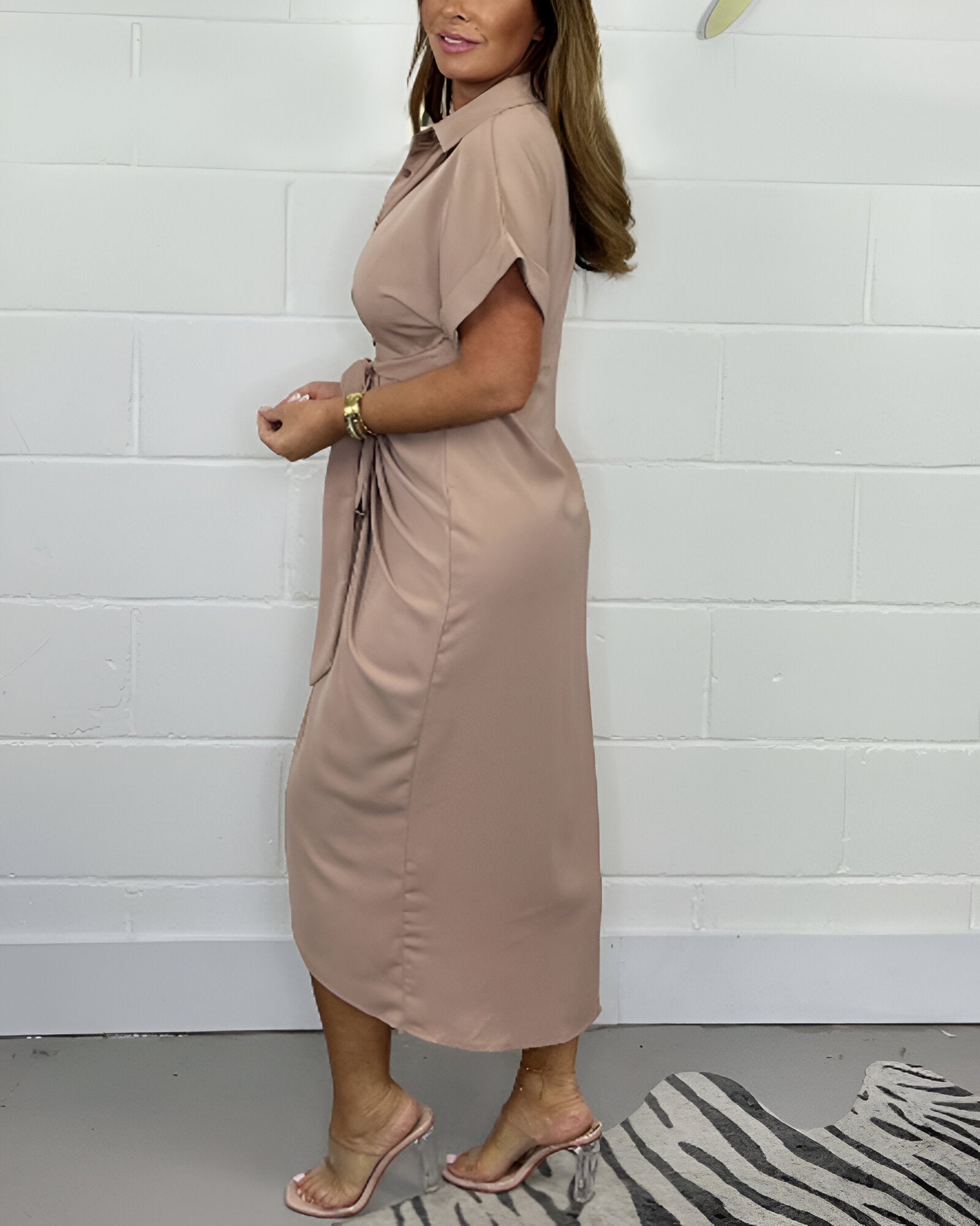 Julina™ | Robe Plissée Élégante