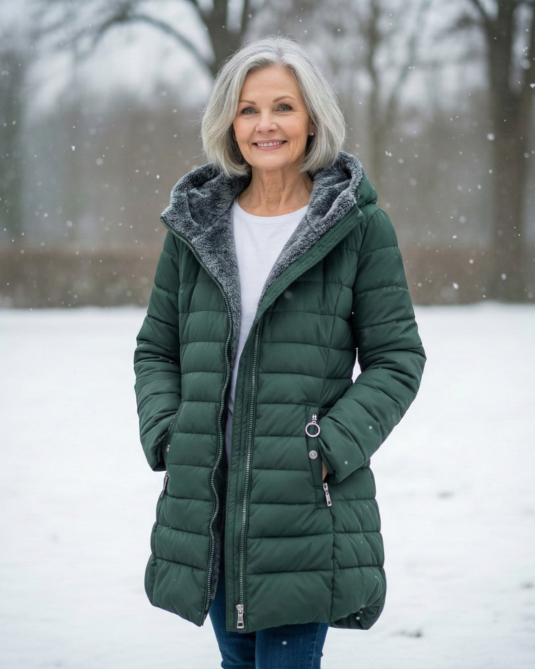 Clair™ | Manteau Puffer Doublé en Fleece