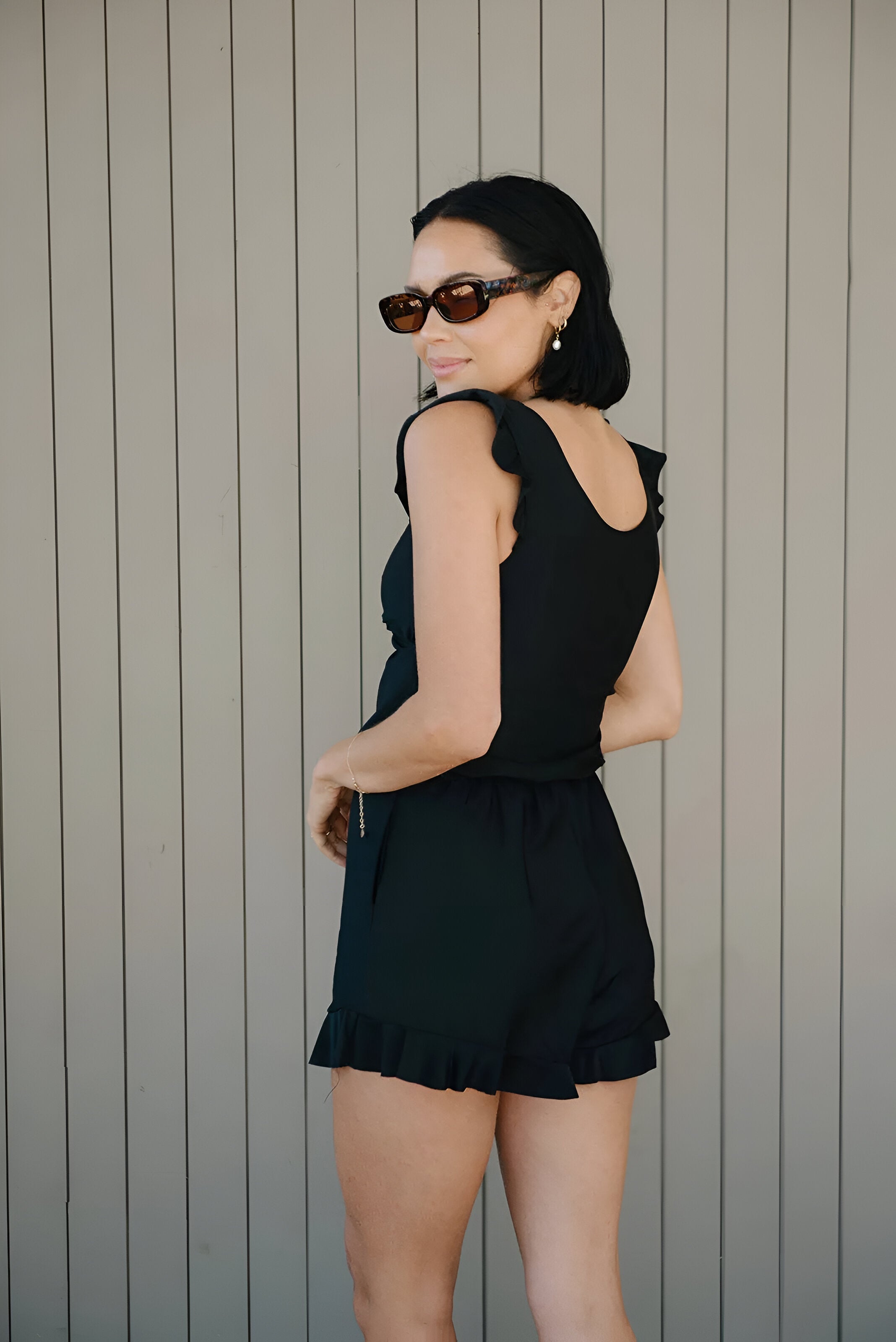 Aurélie™ | Maillot de bain avec volants et soutien-gorge intégré