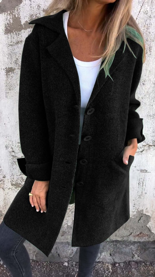 ÉLÉA™ | Manteau en Laine Classique Moderne