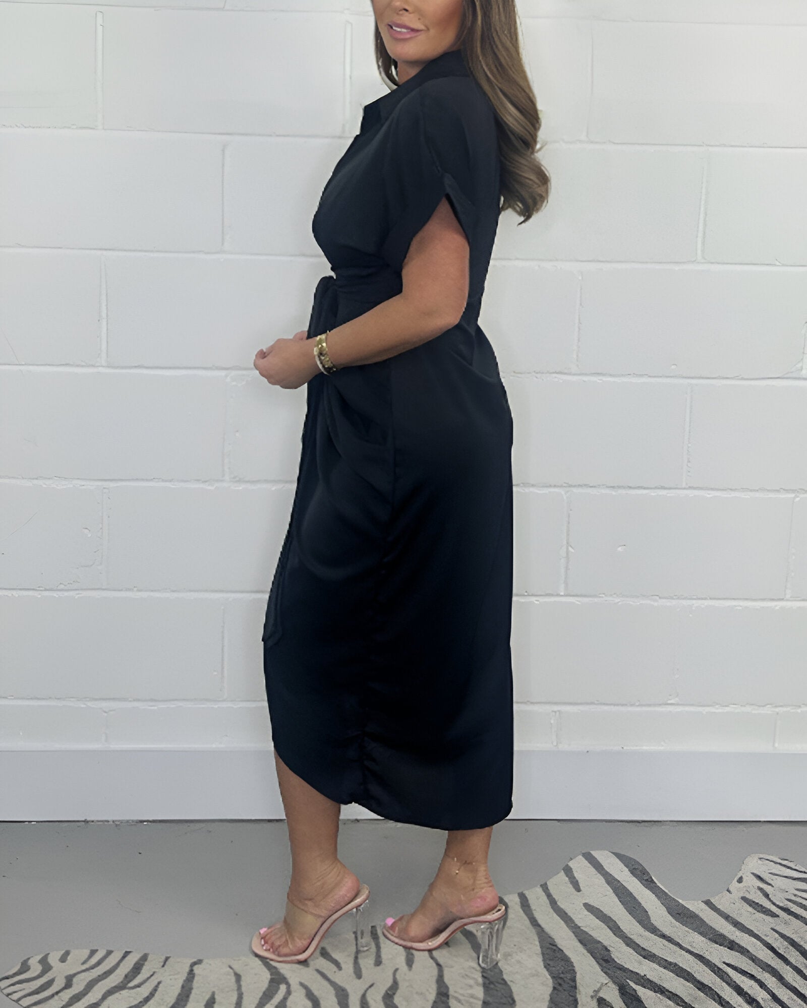 Julina™ | Robe Plissée Élégante