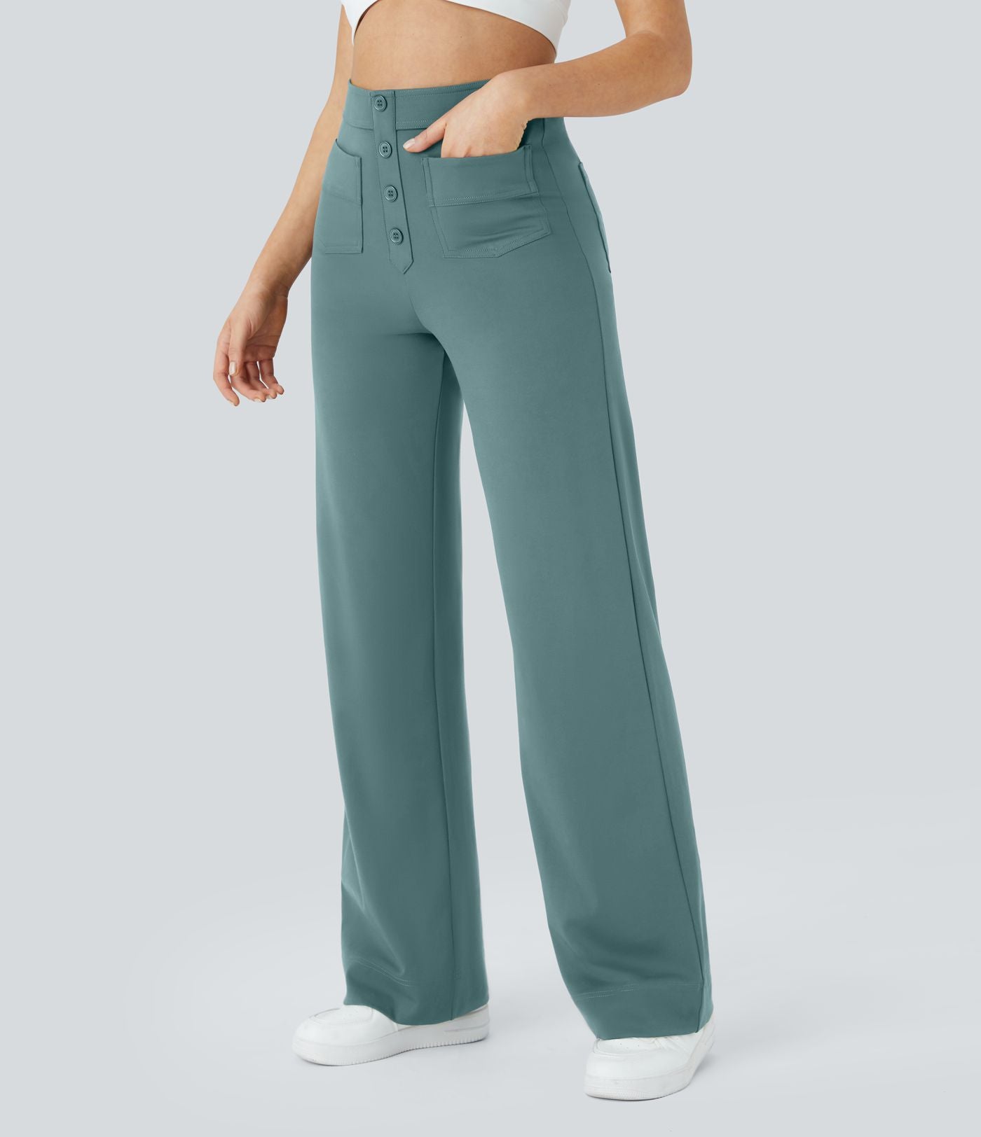 Zoé™ | Pantalon Élastique Taille Haute