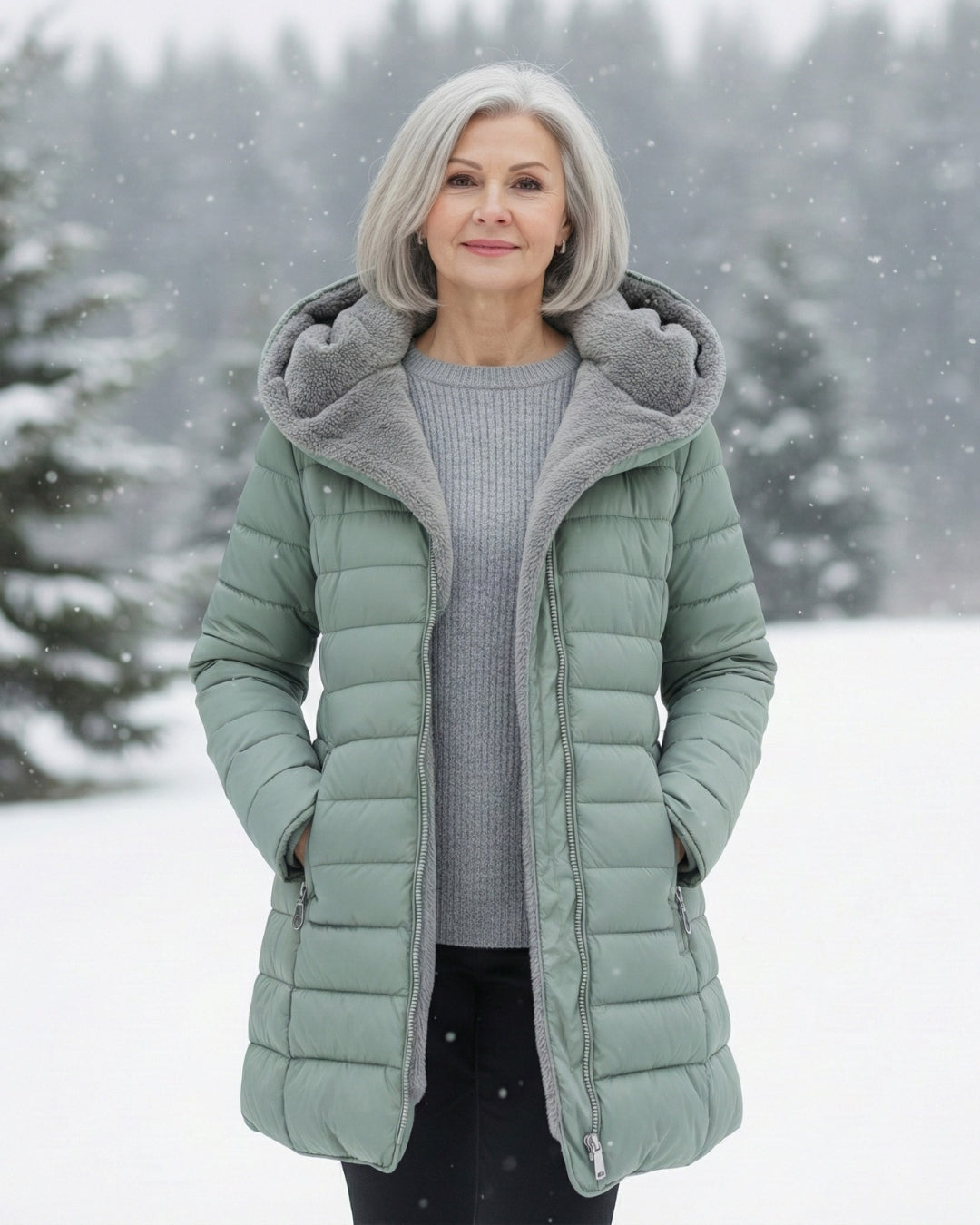 Clair™ | Manteau Puffer Doublé en Fleece