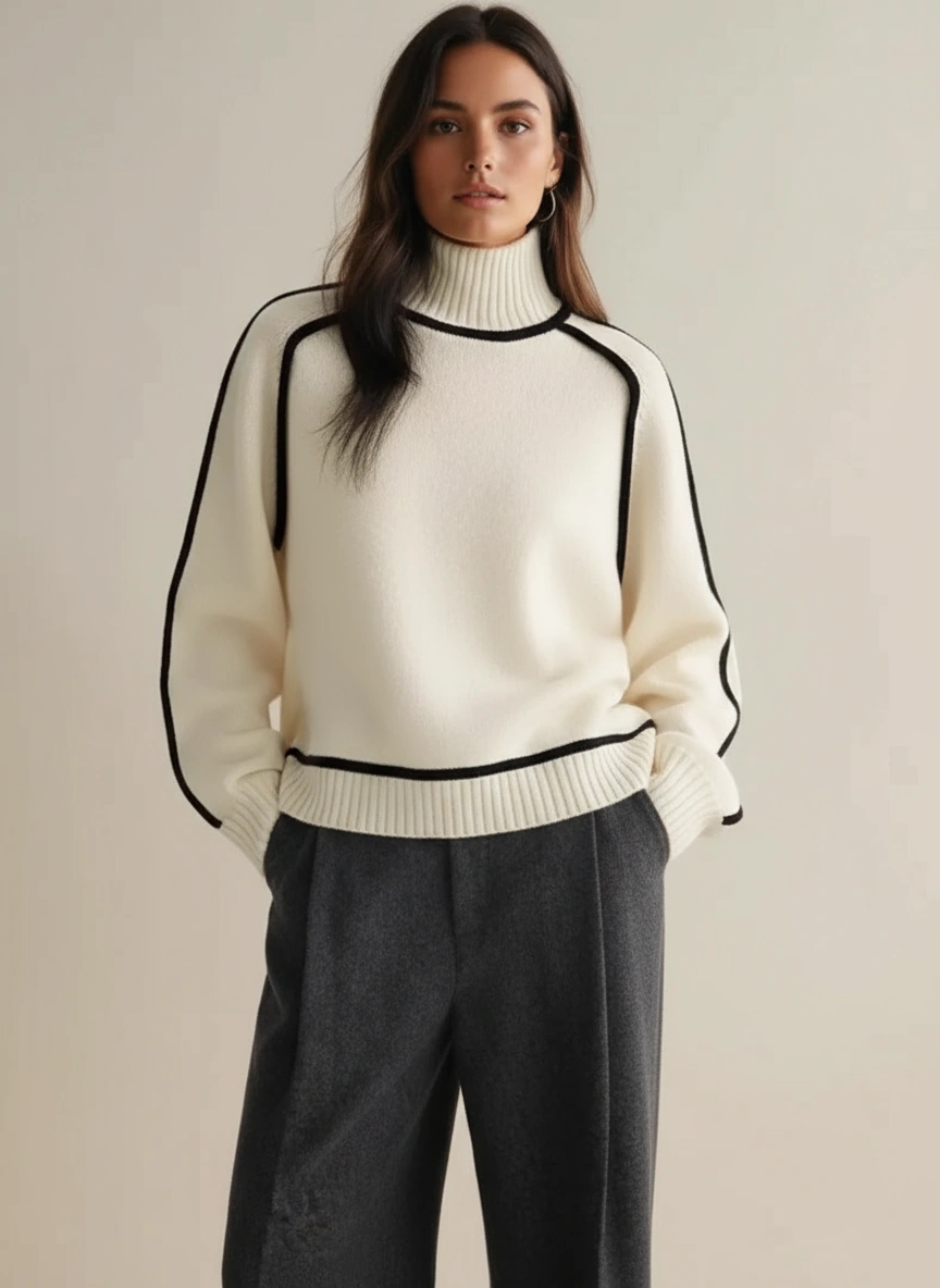 Jasminé™ | Pull Col Roulé Essential