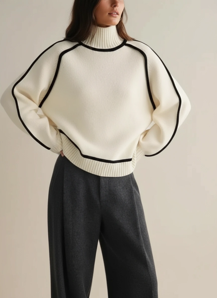 Jasminé™ | Pull Col Roulé Essential