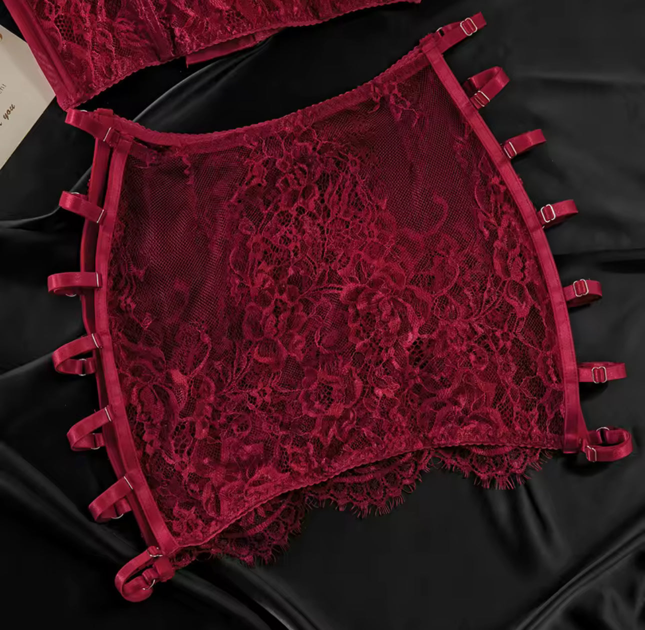 L’Livia™ | Ensemble Lingerie Rouge Désir