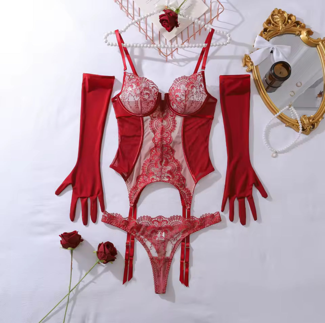 Serena™ | Ensemble de Lingerie en Dentelle Luxe