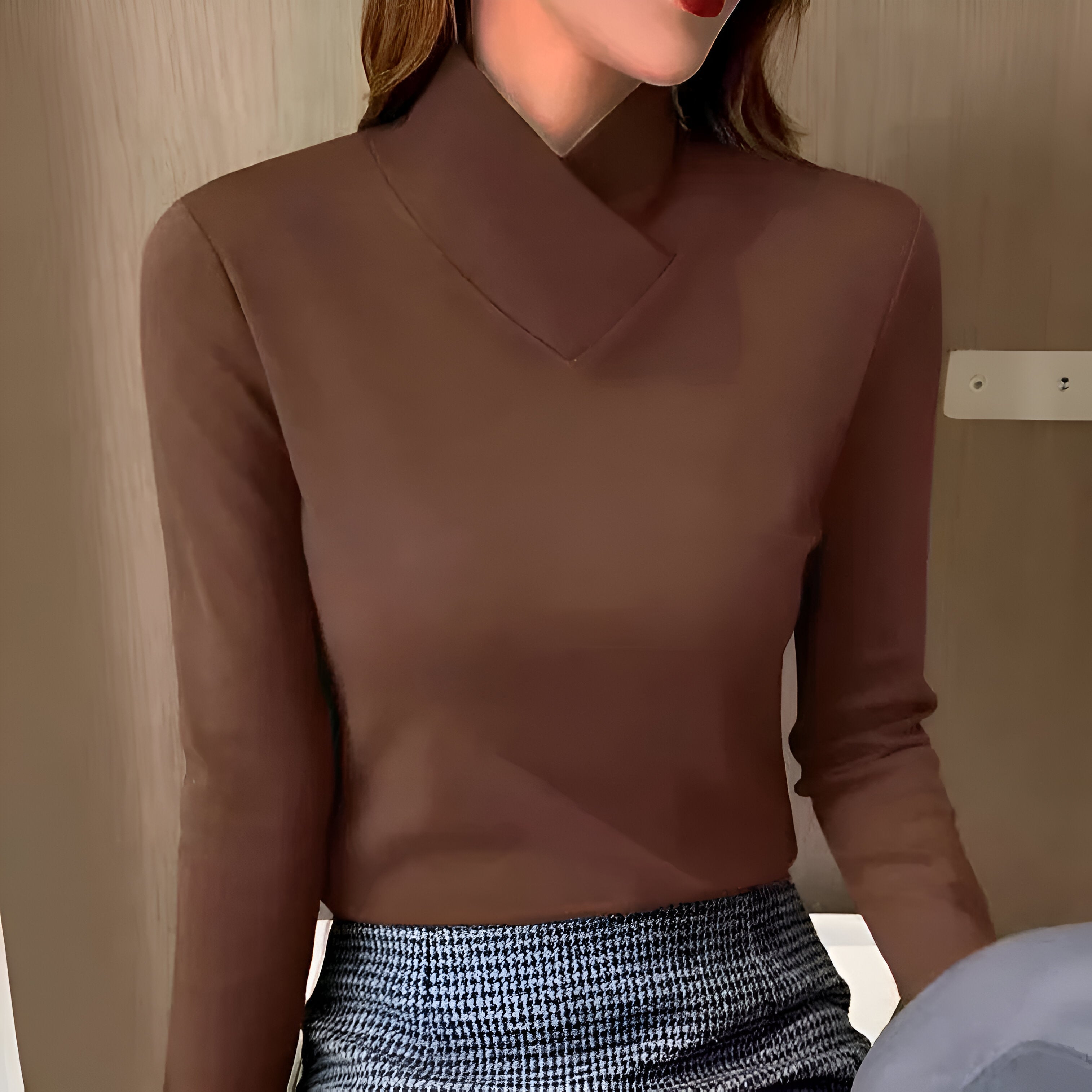 Auralia™| Top à Col Asymétrique