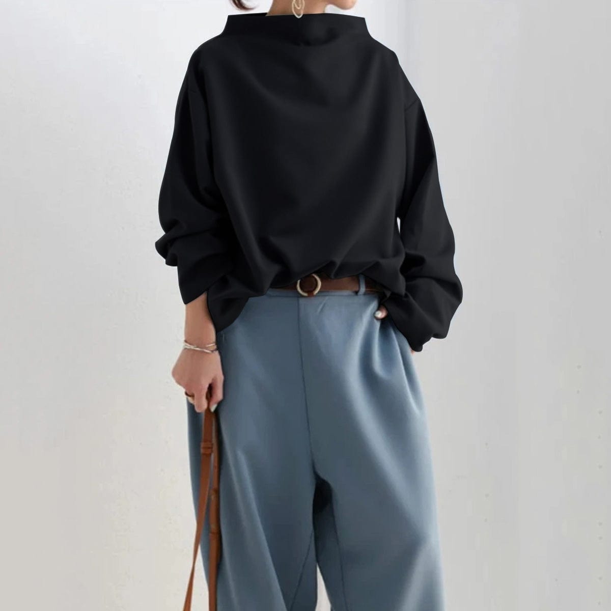 La Eveline™ | Blouse Élégante à Col Bateau