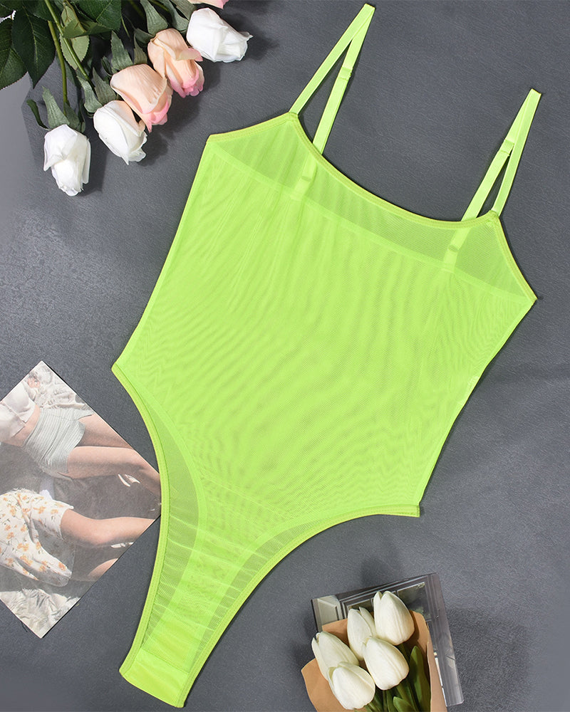 Elara™ | Body en Mesh Transparent