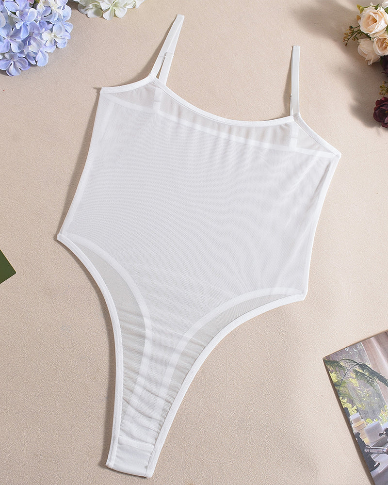 Elara™ | Body en Mesh Transparent