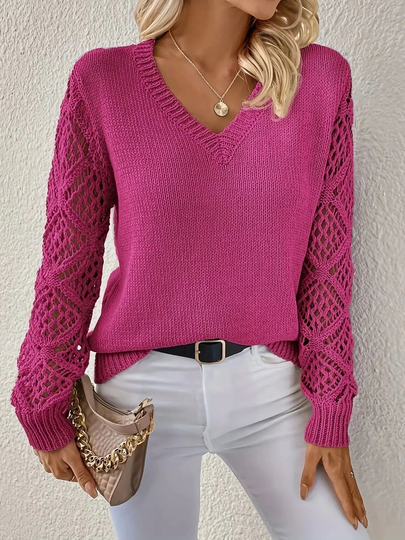 Solina™ | Pull décontracté à col en V