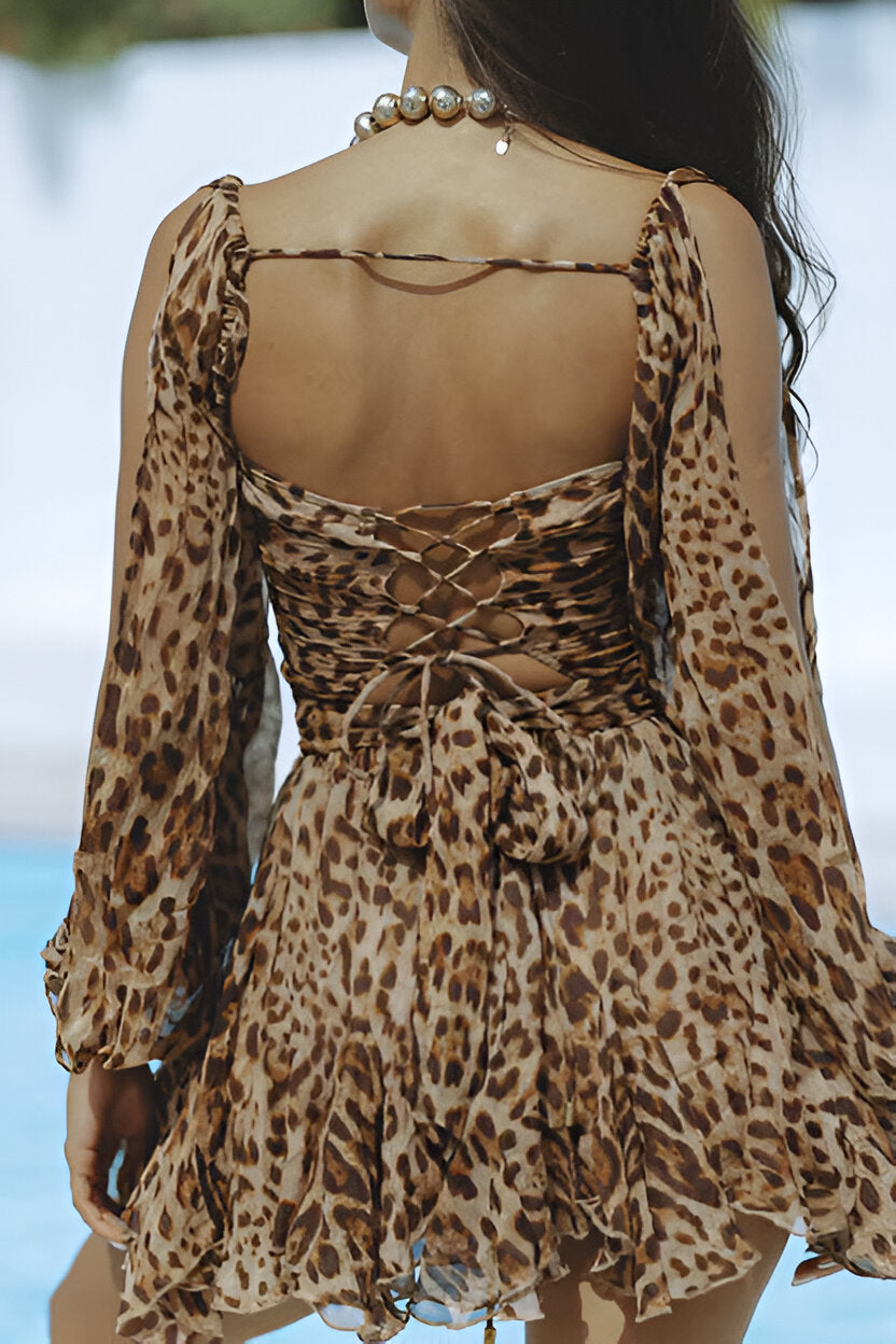Amélia™ | Robe fluide à manches en voile