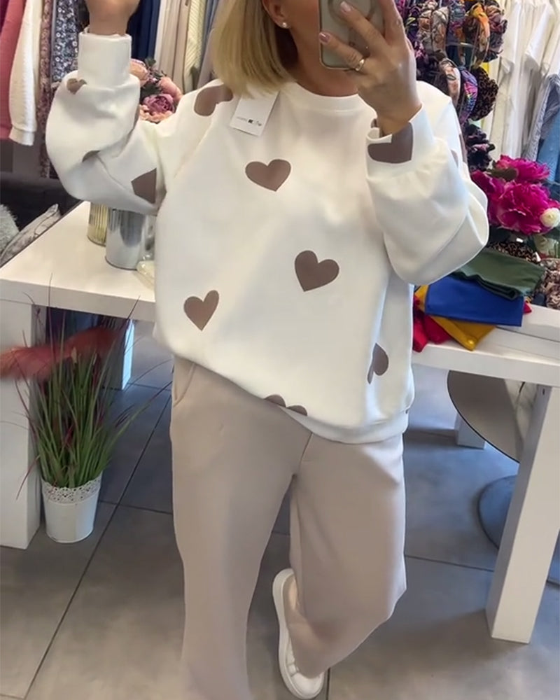 Amelya™ | Pull confortable avec des cœurs