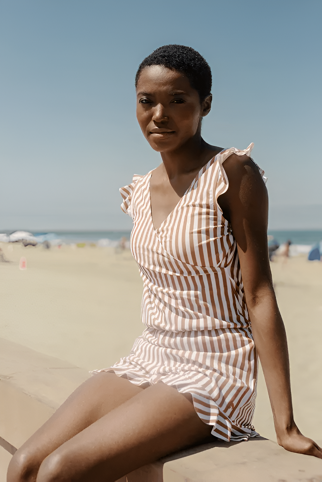 Aurélie™ | Maillot de bain avec volants et soutien-gorge intégré