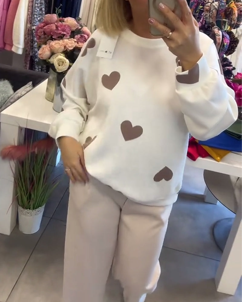 Amelya™ | Pull confortable avec des cœurs