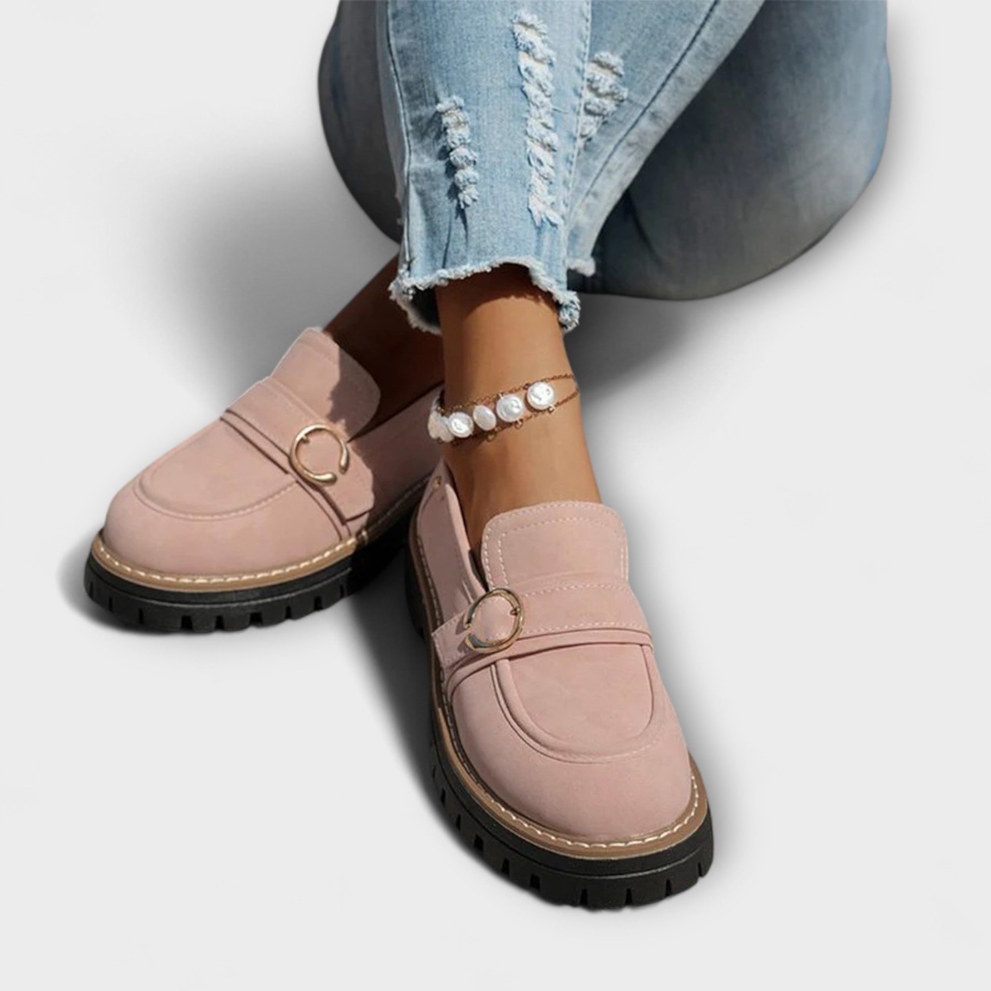 Althéa™ | Mocassins Décontractés à Bout Rond