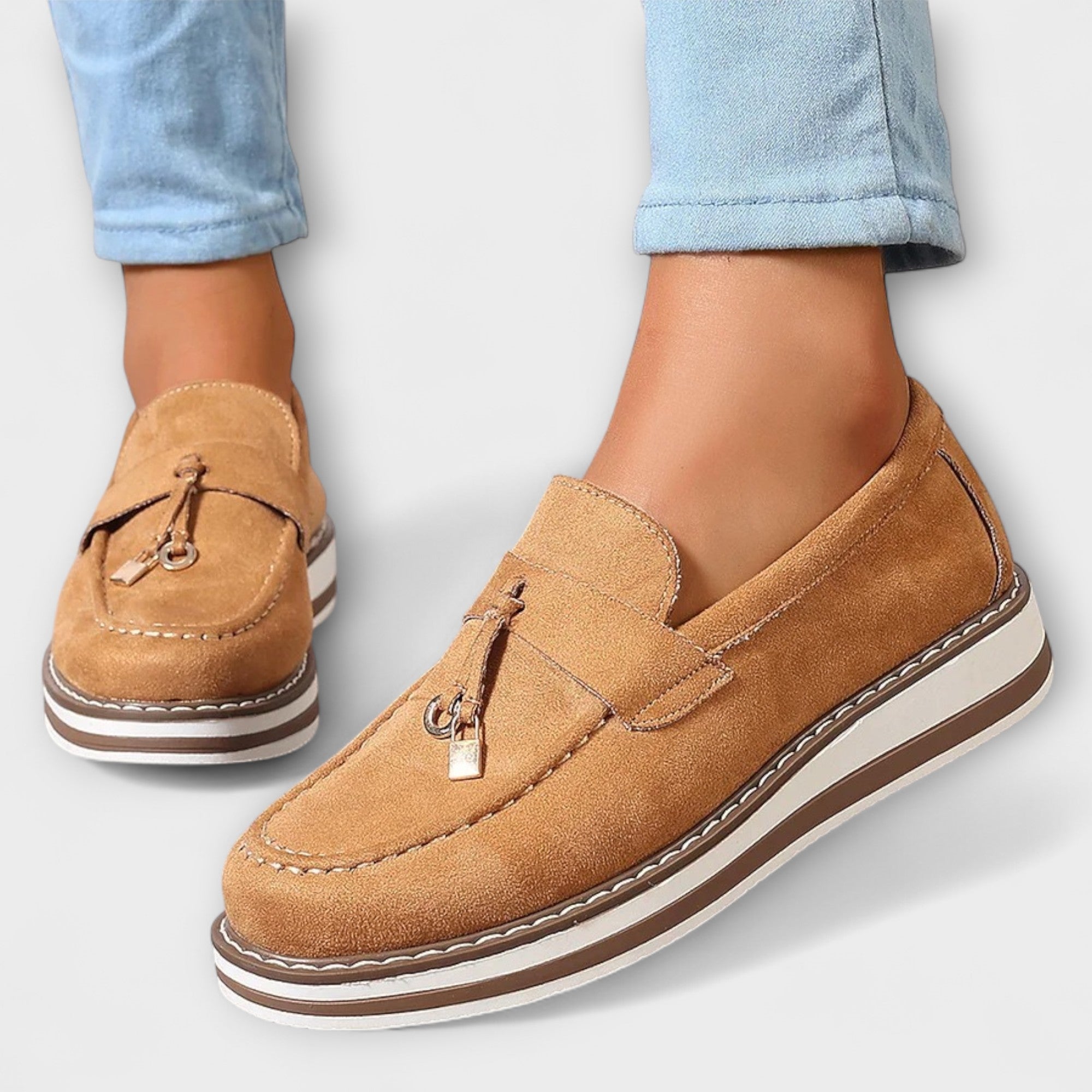 Amélie™ | Mocassins décontractés à Bout Rond