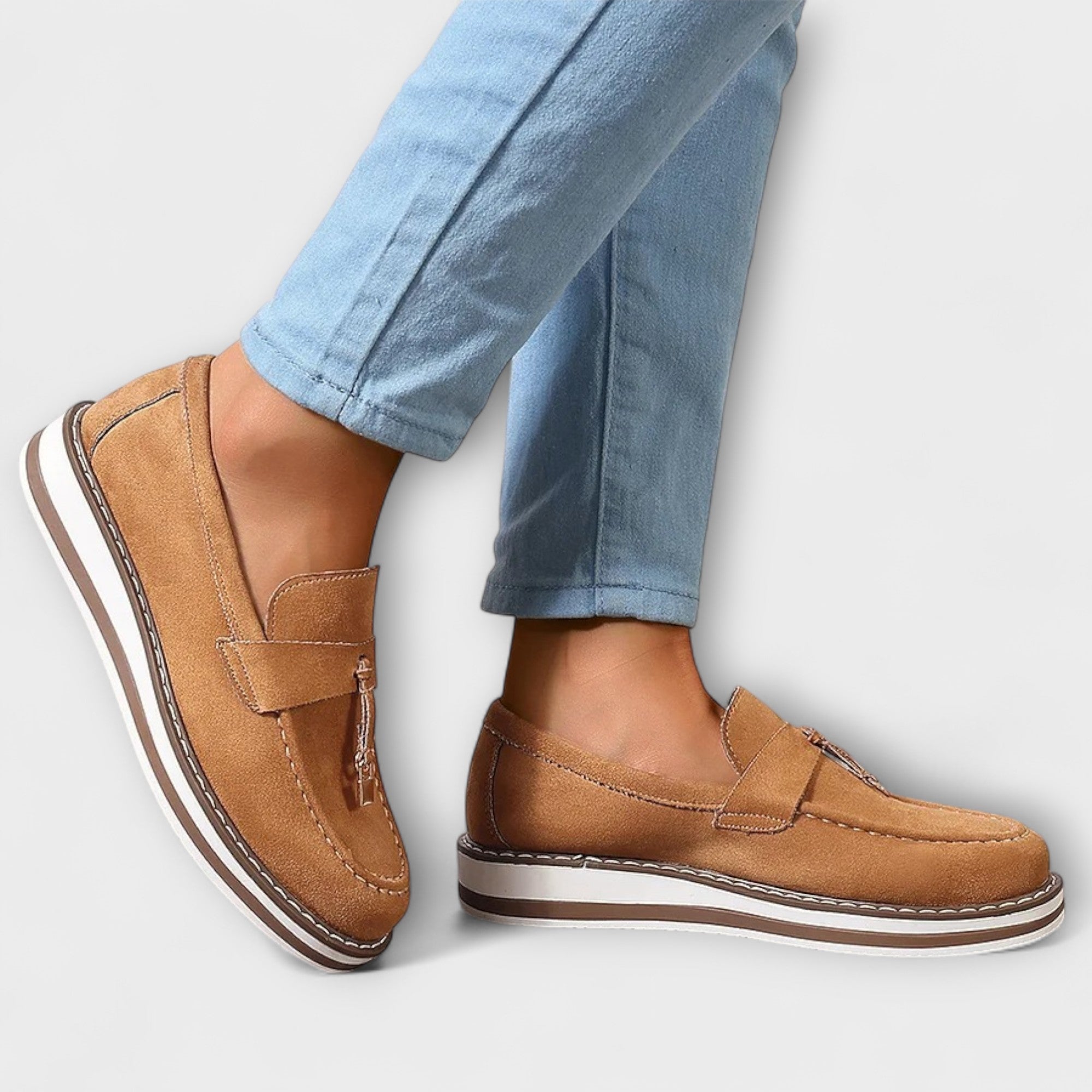 Amélie™ | Mocassins décontractés à Bout Rond