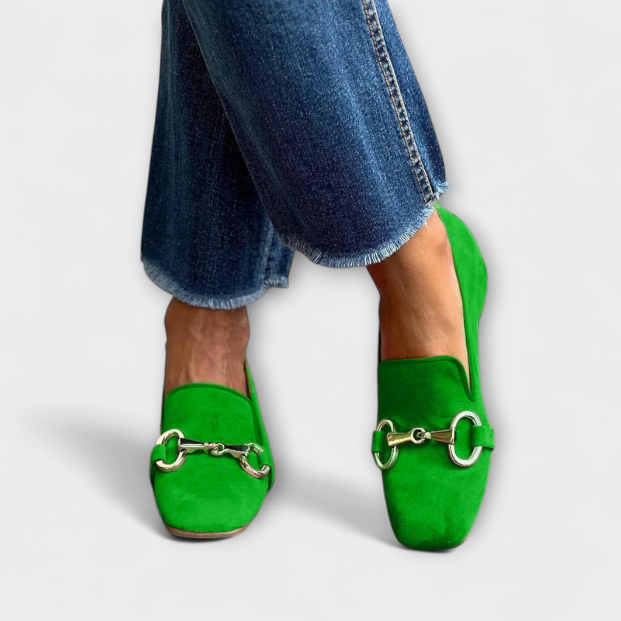 Alvessa™ | Mocassins avec Bout Carré et Boucle