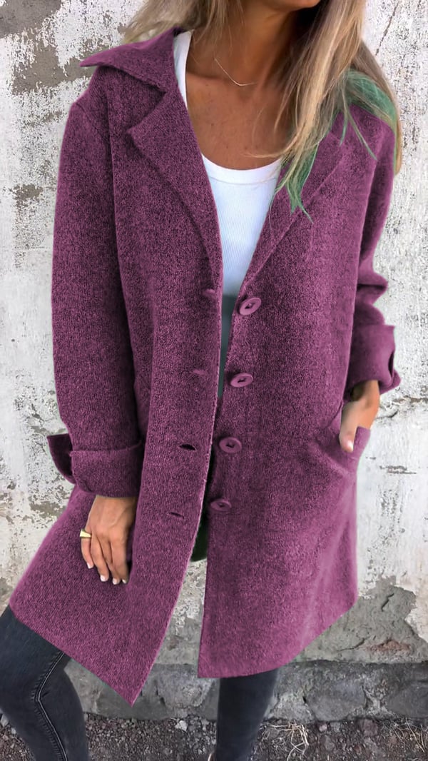 ÉLÉA™ | Manteau en Laine Classique Moderne