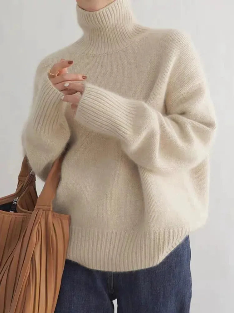 Marilla™ | Pull Col Roulé Chaleureux d'Automne