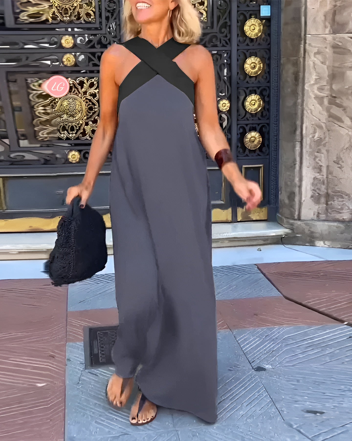 Juliette™ | Élégante Robe d’Été à Encolure Croisée