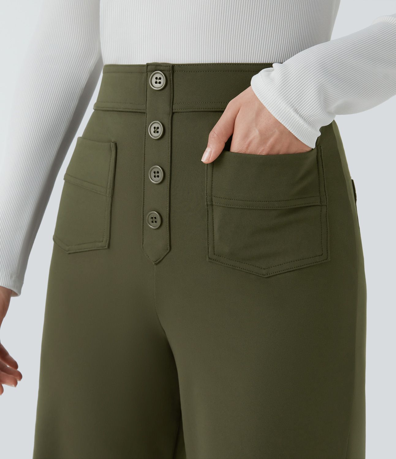 Zoé™ | Pantalon Élastique Taille Haute