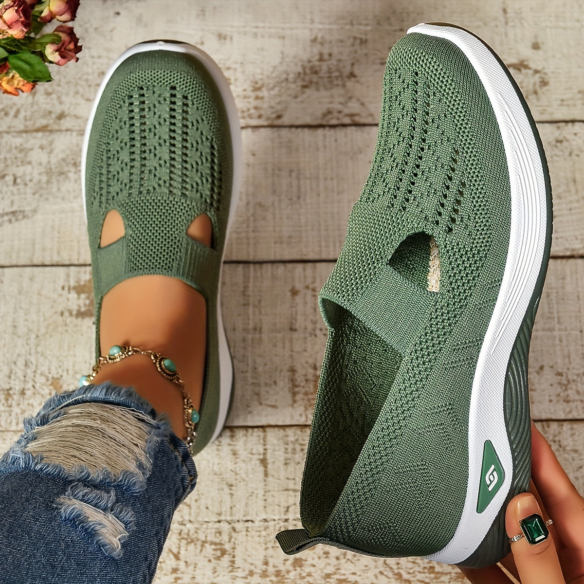 Elvéria™ | Chaussures Slip-on Respirantes