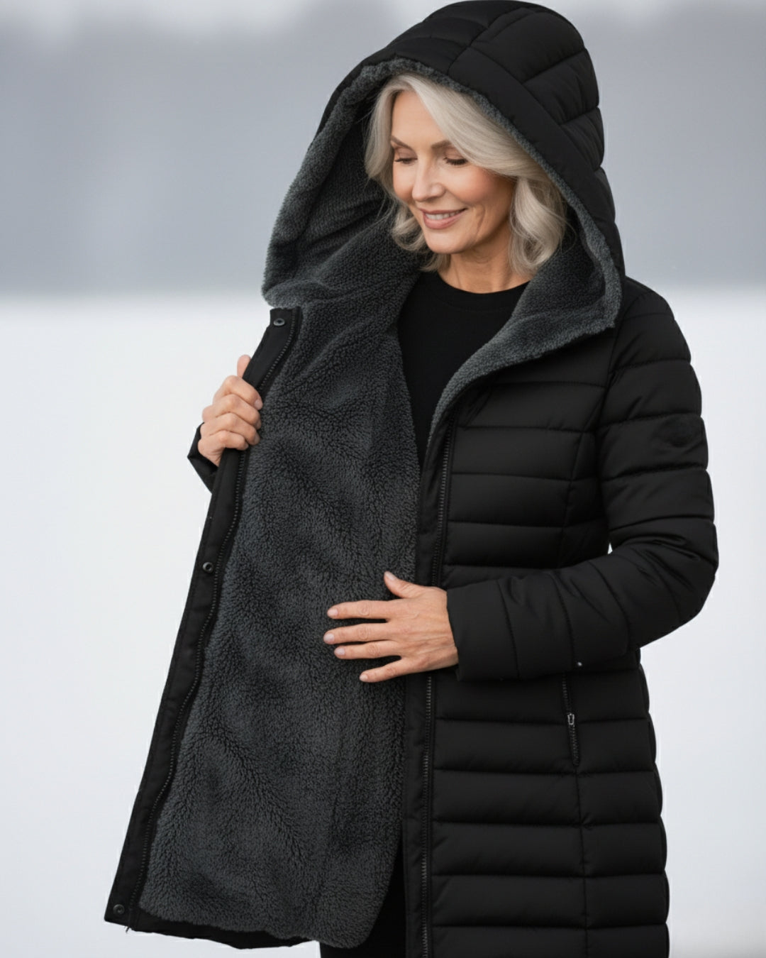 Clair™ | Manteau Puffer Doublé en Fleece
