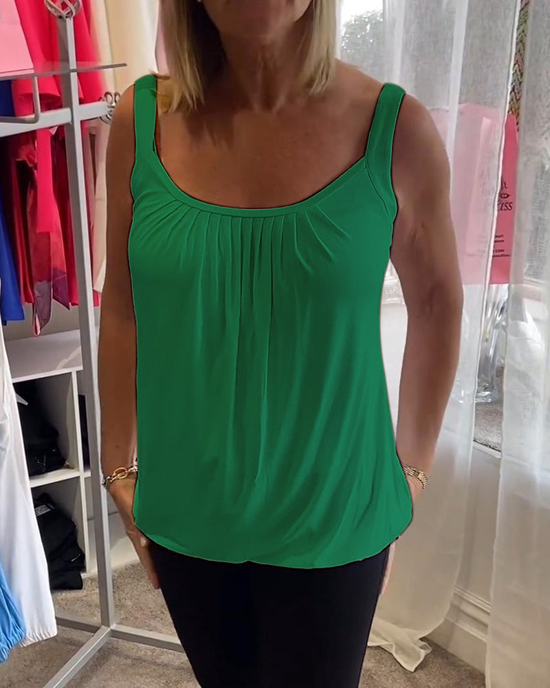 Althéa™| Top en coton plissé