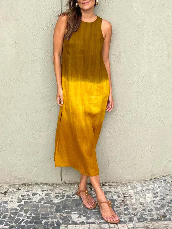 La Sabine | Robe Élégante avec Imprimé Naturel