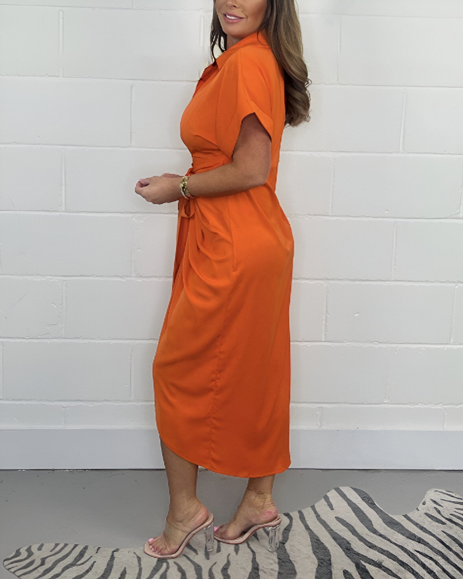 Julina™ | Robe Plissée Élégante