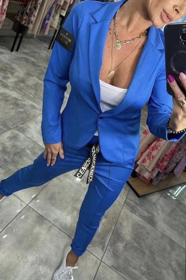 Camille™ | Ensemble Blazer et Pantalon Chique