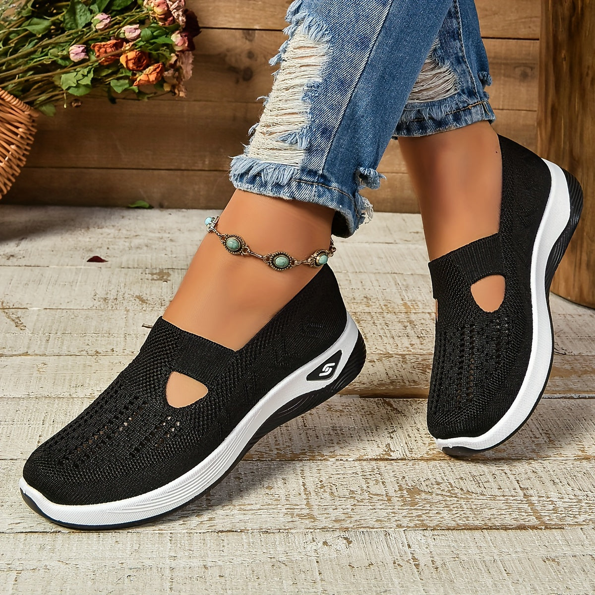 Elvéria™ | Chaussures Slip-on Respirantes