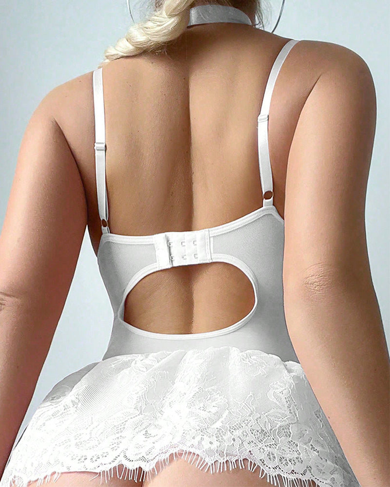 Elara™ | Lingerie Bodycon Romantique avec Finitions en Dentelle