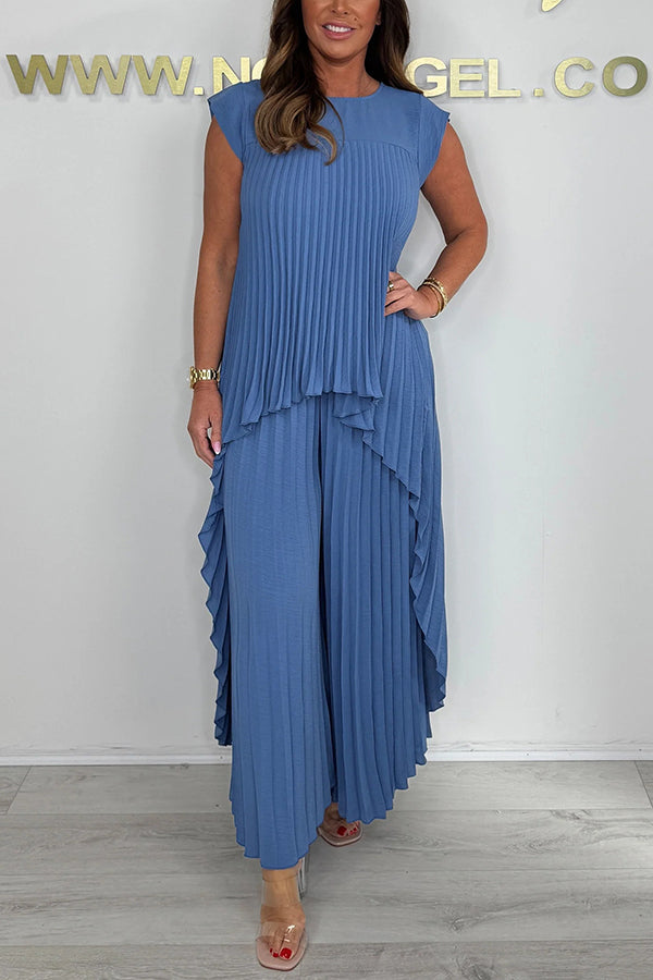 Coralinne™ | Ensemble Midi Plissé