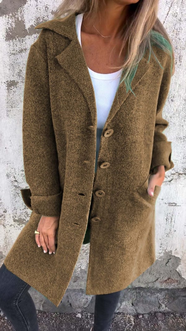 ÉLÉA™ | Manteau en Laine Classique Moderne