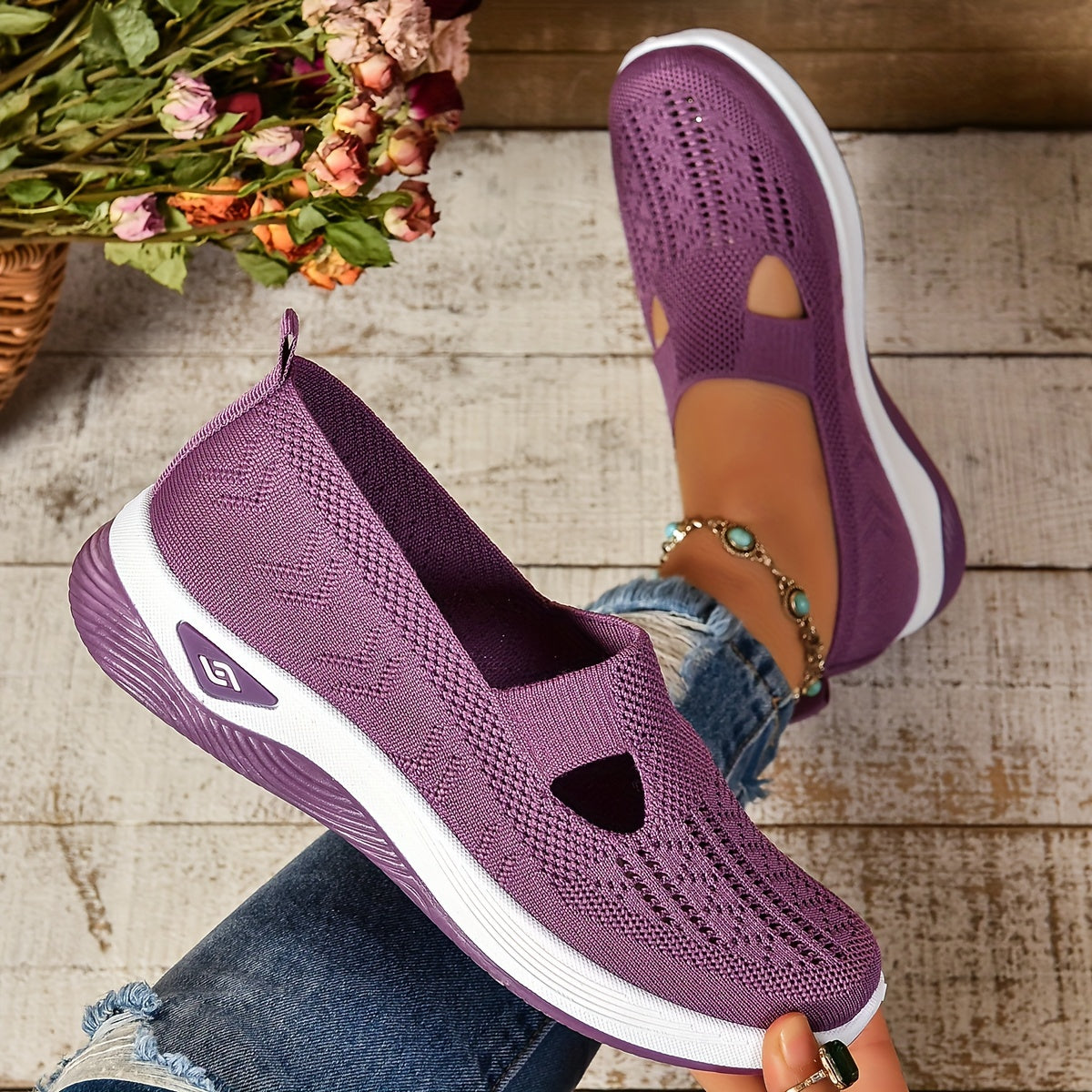 Elvéria™ | Chaussures Slip-on Respirantes