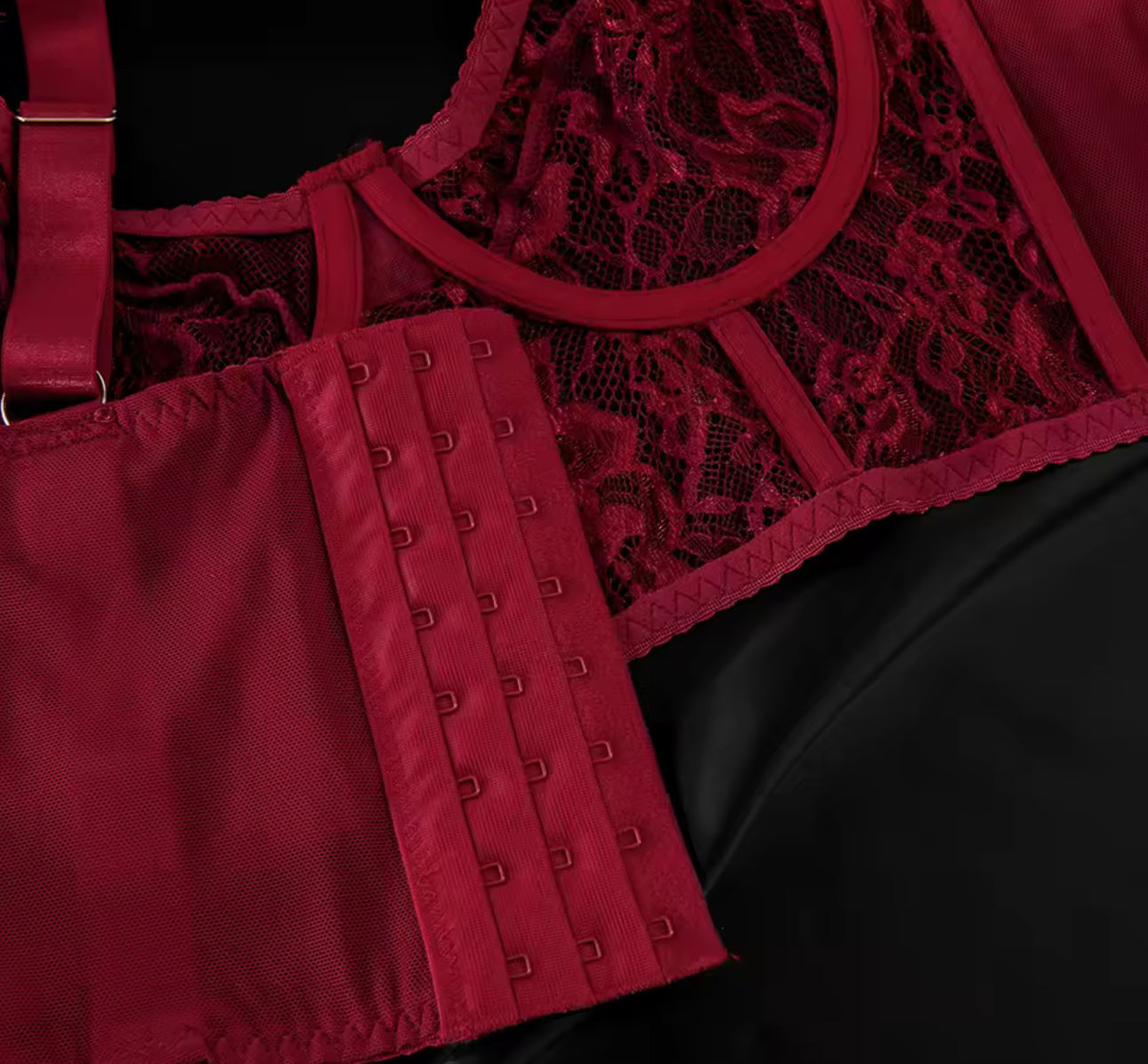 L’Livia™ | Ensemble Lingerie Rouge Désir